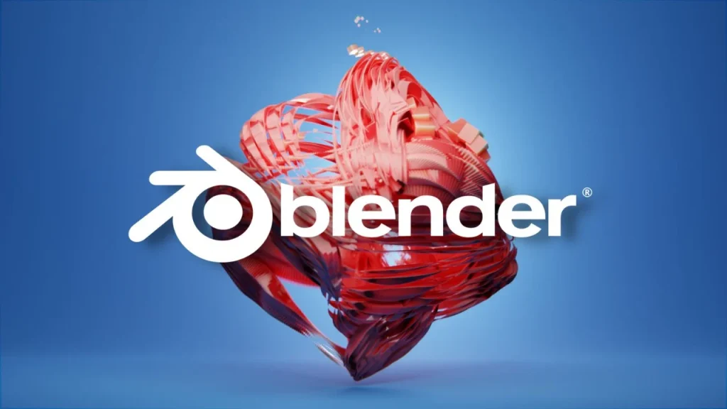 This is an image of Blender software for 3D motion